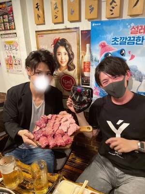 MUGEN（ﾑｹﾞﾝ） グラン君、マトイ君と焼肉へ！