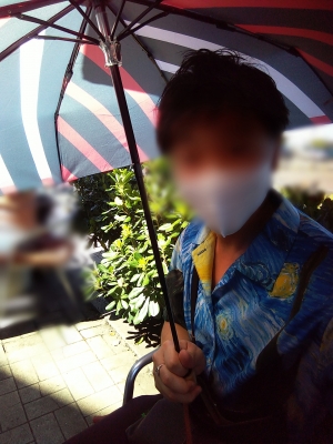 ATSUYA(アツヤ) 日傘すごい✨