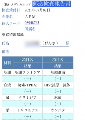 GENKI(ゲンキ) 検査結果問題なしです✨✨