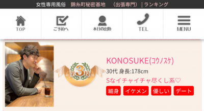 KONOSUKE(コウノスケ) 12月ランキング