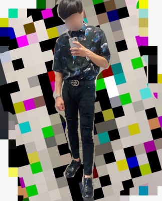 KEN(ケン) オールブラックコーデ