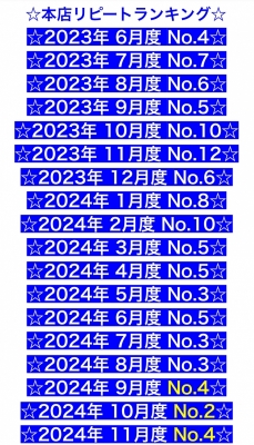 SENRI(ｾﾝﾘ) リピートランキングの考え方