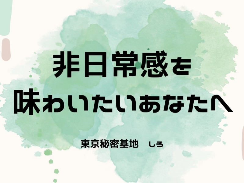 SHIRO(ｼﾛ) 非日常感を味わいたいあなたへ