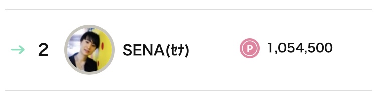 SENA(ｾﾅ) 感謝の100万ポイント✨