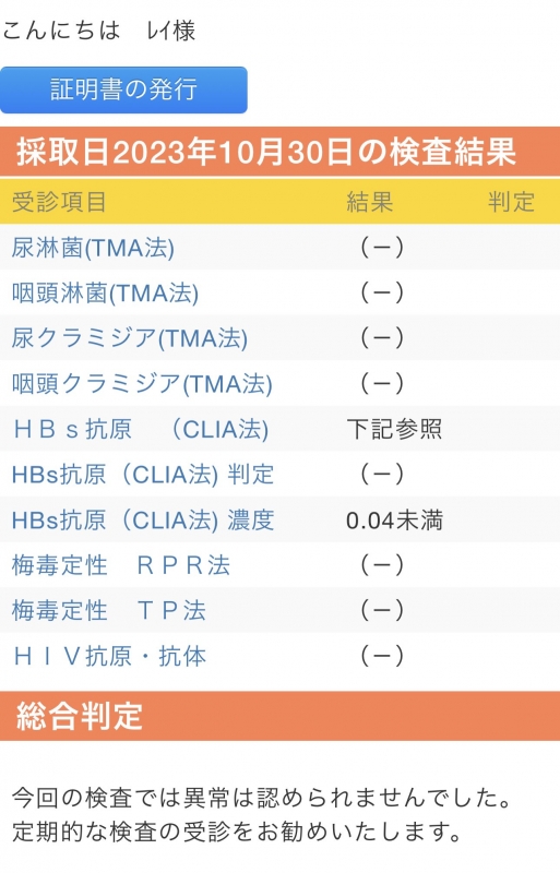 REI（ﾚｲ） 今月も元気に！